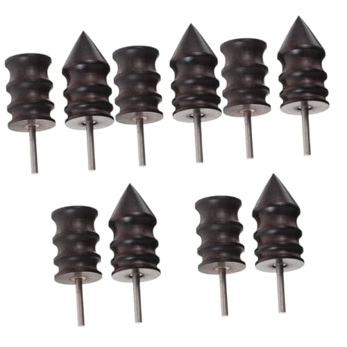 STOBOK 5 Sätze Leder Schleifkopf Industrielles Polierwerkzeug Material Poliergerät Polierkopf Für Heimwerker Polierspitze DIY Lederwerkzeug Rotationswerkzeug Holz 2 Stücke * 5 von STOBOK