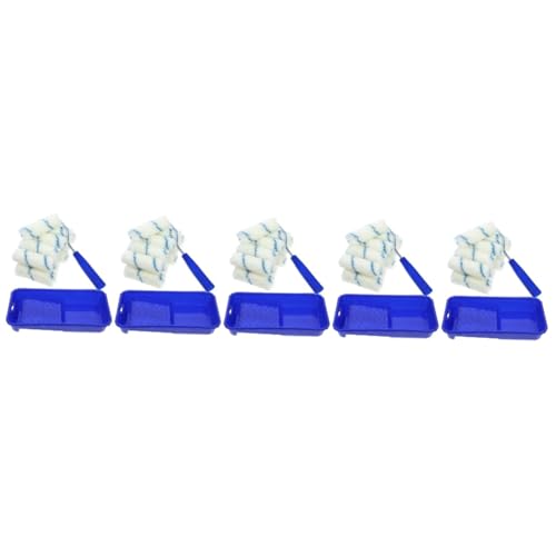 STOBOK 5 Sätze Wandmalerei Teiliges Farbroller Kit für Präzises Streichen Ecken und Kleinen Bereichen Tragbar Einfach zu Handhaben für Wand und Hausanstriche Sorgt für Professionelle von STOBOK