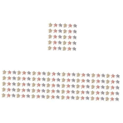 STOBOK 5 Sets Sternförmige Schmuckanhänger Abstandsperlen Sortiert Zubehör Zur Armbandherstellung 300 Stück * 5 STOBOK 5 Sets Sternförmige Schmuckanhänger Abstandsperlen Sortiert Zubehör Zur Armbandherstellung 300 Stück * 5 von STOBOK