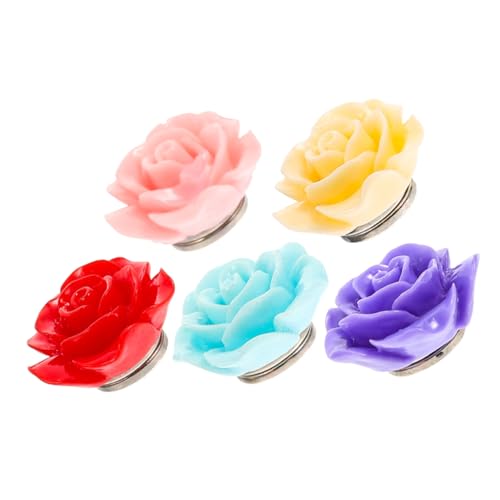 STOBOK 5stücke Magnet Cover Halter Für Diamantmalerei Robuster Magnetischer Halter Für DIY Projekte Rot Blau Lila Gelb Zubehör Für Kreuzstich Und Bastelarbeiten von STOBOK