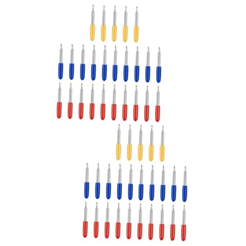 STOBOK 50 Stück 30 45 Beschriftungsklinge Zubehör Schneideplotter Schneidemaschine -Leistungs-Verhältnis schneidematte Gravurmesser Schneidmesser Rechner Verbrauchsmaterial von STOBOK