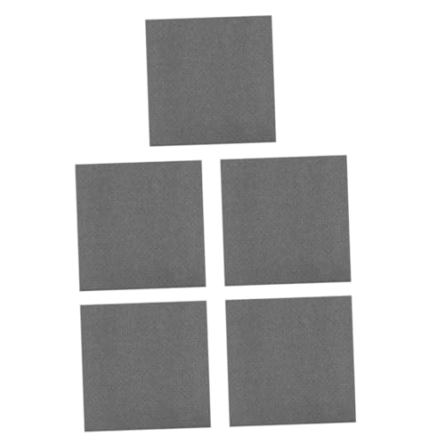 STOBOK 5st Rutschfester Stoff Aus Filz Einschichtiger Ständer Bindemittel rutschfeste Mattenteppiche Verchromte Produkte Fußmatten, Teppiche Patch-teppiche rutschfeste Teppiche Grey von STOBOK