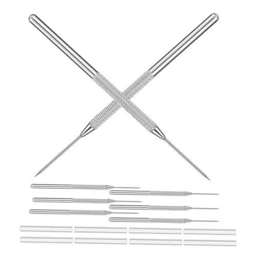 STOBOK 8 Teiliges Tonnadel Set Ton Skulptur Werkzeuge Keramik Detailwerkzeuge Stechnadel Töpfer Skulptur Nadel Form Ton Werkzeuge Ton Keramik Nadel Modelliermesser Aluminium von STOBOK