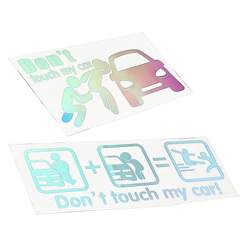 STOBOK 2blätter Titel Autoaufkleber Berühre Mein Auto Nicht Reflektierende Fahrzeug- -Sticker Für Türen Fenster Laptops Und Mehr Selbstklebend Langlebig Und Vielseitig Einsetzbar STOBOK 2blätter Titel Autoaufkleber Berühre Mein Auto Nicht Reflektierende Fahrzeug- -Sticker Für Türen Fenster Laptops Und Mehr Selbstklebend Langlebig Und Vielseitig Einsetzbar von STOBOK
