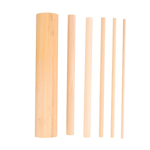 STOBOK Bastelstöcke 1 Set 6 Stück Zum Selbermachen Blanko Holzstäbchen Holz Bastelbedarf Kleine Holzdübel Holz Basteldübel Unvollendete Holzstange Holzmaterialien Hartholz Dübelstangen STOBOK Bastelstöcke 1 Set 6 Stück Zum Selbermachen Blanko Holzstäbchen Holz Bastelbedarf Kleine Holzdübel Holz Basteldübel Unvollendete Holzstange Holzmaterialien Hartholz Dübelstangen von STOBOK