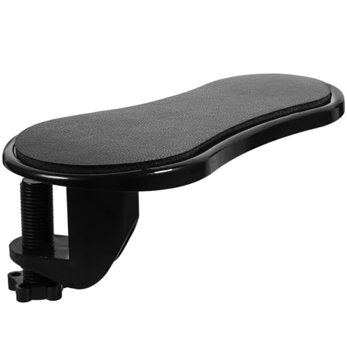 STOBOK Computer-Armlehne Armverlängerung Drehbar Mauspad-Halterung Armstütze Handballenauflage Für Tisch Bürostuhl Schreibtisch Schwarz von STOBOK