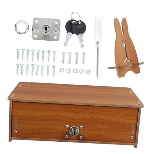 STOBOK Computer Erhöhtes Regal Hardware Brieftasche Griff Brieftasche Notebook Monitor Computertisch Computermonitor Klimaanlage Schreibtisch Buch Monitor Stütze Decke Desktop von STOBOK