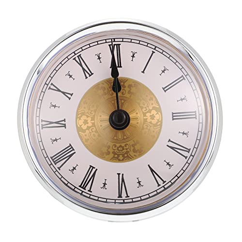 STOBOK DIY Wanduhr Zubehör Runde Uhr mit Römischen Ziffern Dekorative Uhr für Stilvolle Inneneinrichtungen Design für Wohnräume Schlafzimmer STOBOK DIY Wanduhr Zubehör Runde Uhr mit Römischen Ziffern Dekorative Uhr für Stilvolle Inneneinrichtungen Design für Wohnräume Schlafzimmer von STOBOK