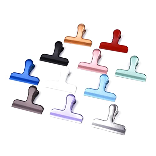 STOBOK 6 STK Verschlussklammern Seal Grip Clips Snacks-sparclips Küchenclips Für Zu Hause Küchenclips Zu Hause Snacks Sparclips Küchentasche Clips Spanbeutel-Clips Metall Rostfreier Stahl von STOBOK