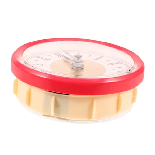 STOBOK Ersatz Uhrwerk mit Runder Uhrenkopf Vintage Design Quartz Uhr für DIY Projekte mit Römischen Ziffern und Schwarzem ohne Batterie für Heimdekoration von STOBOK