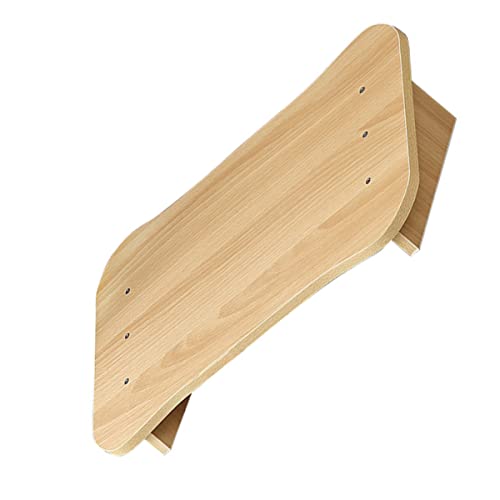 STOBOK Tilted Fußstütze Aus Holz Ergonomische Fußablage Für Schreibtisch Leicht Und Tragbar Zubehör Für Home Office Und Büro Natürlicher Holzstil von STOBOK
