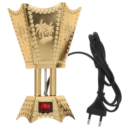 STOBOK Incense Holder Antique Incense Burner Electric Incense Burner Incense Burner Holder Charcoal Incense Burner Frankincense Resin Burner Table Schmücken Elektrothermisch Legierung von STOBOK