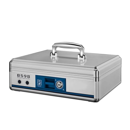 STOBOK Kassette Geldkassette mit Geldfach Cash Safe Box Quadratische Geldschublade Spardose Cash Lock Box Griff Geldkassette Aufbewahrungsbox mit Schloss Metall Kleine Geldkassette Geldkassette STOBOK Kassette Geldkassette mit Geldfach Cash Safe Box Quadratische Geldschublade Spardose Cash Lock Box Griff Geldkassette Aufbewahrungsbox mit Schloss Metall Kleine Geldkassette Geldkassette von STOBOK