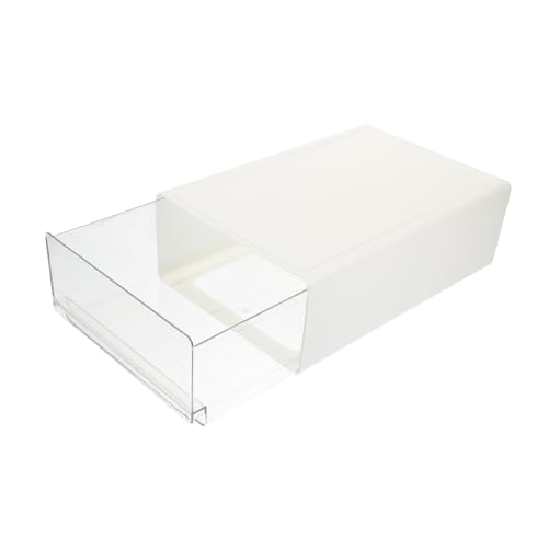 STOBOK Kasten Schublade Aufbewahrungsbox Freistehend Ablage Kiste Tür Planke Monitorständer Lüfter Karte Spiel Lagerkorb Stifthalter-organizer Für Den Schreibtisch Das Haustier Weiß von STOBOK