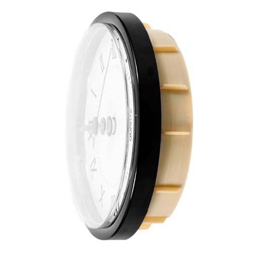 STOBOK Kleiner Runder Quartz Uhr Einlage mit Römischen Ziffern Rahmen für DIY Uhrenprojekte und Praktisch für Wohnräume von STOBOK