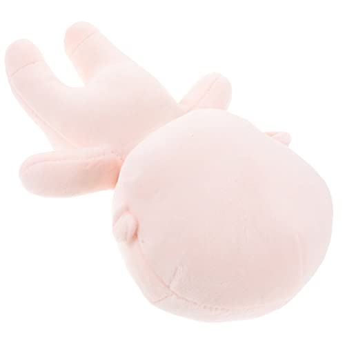 STOBOK Unfertiger Puppenkörper Für Jungen Und Mädchen 20 cm Plüschpuppe Spielzeug Blank Ie Pp-Baumwolle Lustige Bastelpuppe von STOBOK
