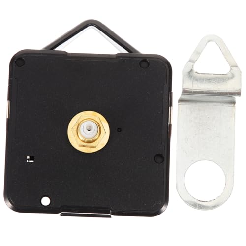 STOBOK Lautloses Wanduhrwerk Mechanismen Aluminium Leise Wanduhr Für Mechanisch Groß Ruhig Pendel Analog Teile Dein Mechanismus Klein Stille Uhr Hängend Ticken Ersatz Plastik Schwarz von STOBOK