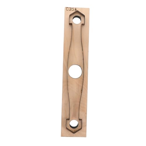 STOBOK Lederschneidvorlage Formen Schneiden Lederformschneider Armbänder Schneideform Schnitzhammer Aus Leder DIY-Werkzeug Für Lederhandwerk Gestanzte Formen Aus Leder Lederstanze Metall von STOBOK