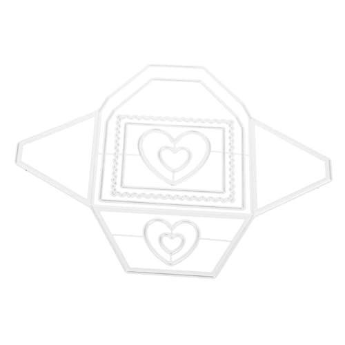 STOBOK Messerform Aus Kohlenstoffstahl Mit Umschlag Prägung Kartenherstellung Stanzformen Für Briefumschläge Hochzeit Einfaches Design Stanzformen DIY-grußkarten-stanzformen Silver von STOBOK