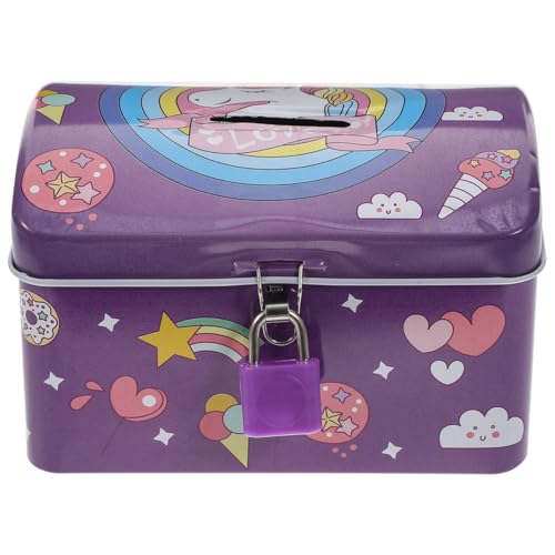 STOBOK Metall Sparschwein Einhorn Spardose Kinder Sparbüchse Sparbox mit Schloss Münzbank Spartopf Geldbank Piggy Bank Aufbewahrungsbox für Kinder Mädchen Geburtstag (Zufälliger Farbstil) STOBOK Metall Sparschwein Einhorn Spardose Kinder Sparbüchse Sparbox mit Schloss Münzbank Spartopf Geldbank Piggy Bank Aufbewahrungsbox für Kinder Mädchen Geburtstag (Zufälliger Farbstil) von STOBOK