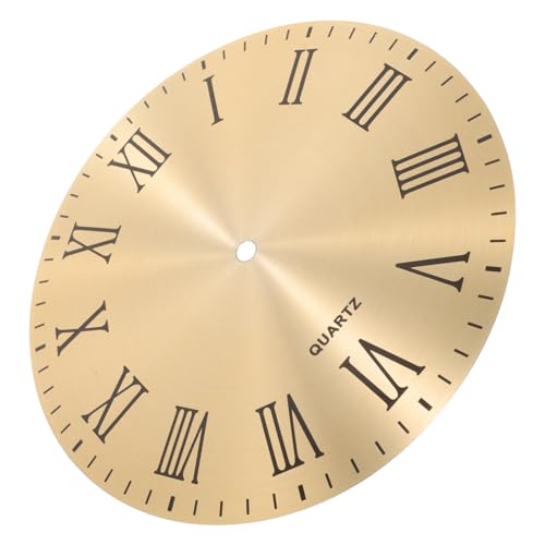 STOBOK Ersatz Für Wanduhr DIY Metall Ziffernblatt Runde Uhr Zifferblattersatz Uhrenzubehör Uhrwerkteile Zifferblattersatz Zum Selbermachen Uhrenteil Ziffernblatt STOBOK Ersatz Für Wanduhr DIY Metall Ziffernblatt Runde Uhr Zifferblattersatz Uhrenzubehör Uhrwerkteile Zifferblattersatz Zum Selbermachen Uhrenteil Ziffernblatt von STOBOK