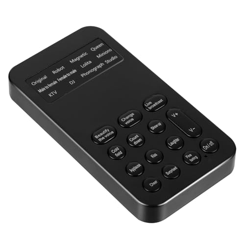 STOBOK Portable Voice Changer Mit Soundeffekten Für Live-übertragungen Aufnahmen Und Spiele Mini-soundkarte Für Computer Und Mobilgeräte Verschiedene Wie Männlich Weiblich Roboter STOBOK Portable Voice Changer Mit Soundeffekten Für Live-übertragungen Aufnahmen Und Spiele Mini-soundkarte Für Computer Und Mobilgeräte Verschiedene Wie Männlich Weiblich Roboter von STOBOK