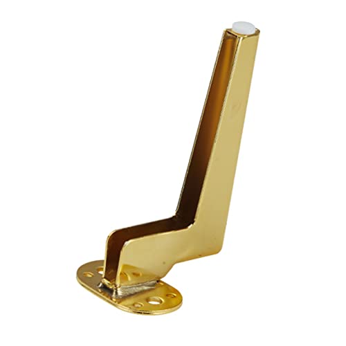 STOBOK Möbelfußhardware Möbelbeine Aus Aluminium Essen Kommode Schwer Verstellbare Füße Einstellbar Unterstützung Nivellierung Verstellbare Möbelfüße Stützbeine Für Möbel Stahl Golden von STOBOK