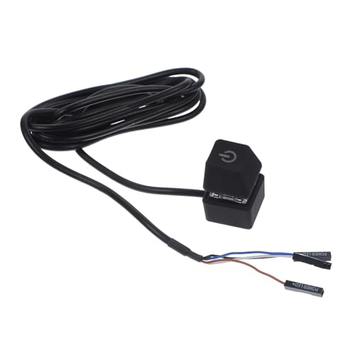 STOBOK PC Power Button Externer Netzschalter für Desktop Computer Verlängerungskabel mit LED Anzeige für Internetcafés Zuhause STOBOK PC Power Button Externer Netzschalter für Desktop Computer Verlängerungskabel mit LED Anzeige für Internetcafés Zuhause von STOBOK