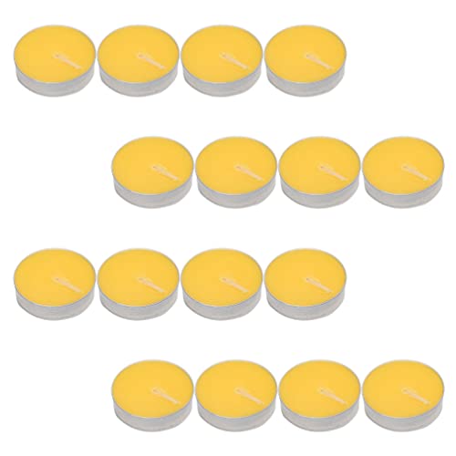 STOBOK Rauchfreie tibetische Teelichter, Kerzen: 16-teiliges Ghee-Butter-Lampen-Set, tibetische, buddhistische Kirche, Teelichter für Meditation, Zeremonien, Rituale, Altare, Diwali STOBOK Rauchfreie tibetische Teelichter, Kerzen: 16-teiliges Ghee-Butter-Lampen-Set, tibetische, buddhistische Kirche, Teelichter für Meditation, Zeremonien, Rituale, Altare, Diwali von STOBOK