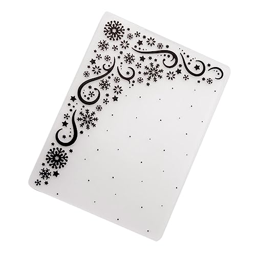 STOBOK Scrapbook schablonen Scrapbooking zubehör weihnachtliche Prägefolder Handwerk Malschablone kuchenform Stanzteile zum Selbermachen Prägeschablonen Geprägt Schimmel Dekorationen 3D von STOBOK