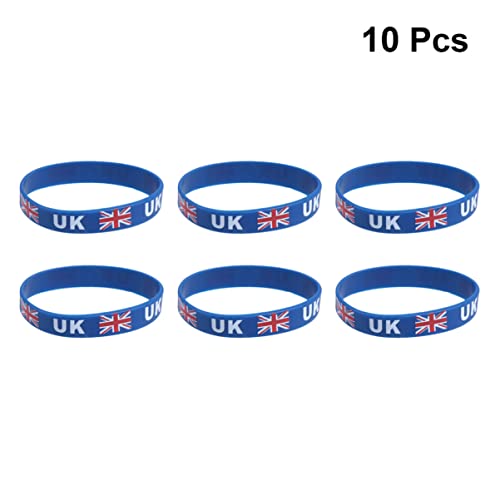 STOBOK Silikonarmband Sportarmband Flagge Fußballarmbänder Einheitsgröße STOBOK Silikonarmband Sportarmband Flagge Fußballarmbänder Einheitsgröße von STOBOK