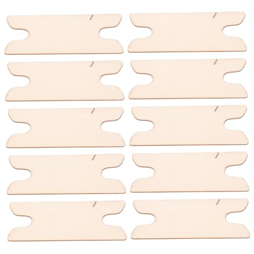 STOBOK 10 Stücke Holz Weben Shuttles Set Weben Stricken Werkzeug Mini Zubehör Für Altersgruppen STOBOK 10 Stücke Holz Weben Shuttles Set Weben Stricken Werkzeug Mini Zubehör Für Altersgruppen von STOBOK