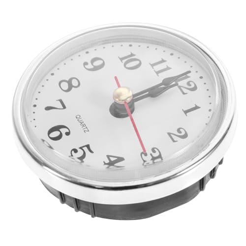 STOBOK Uhrkopf Zahlen wählen runden Uhreneinsatz mit Uhrwerk Retro Zifferblatteinsatz Ziffern Analog Taktbewegungs -Kit Uhrenteil Zifferblatteinsätze großes Uhrwerk DIY-Uhr Teile Plastik von STOBOK