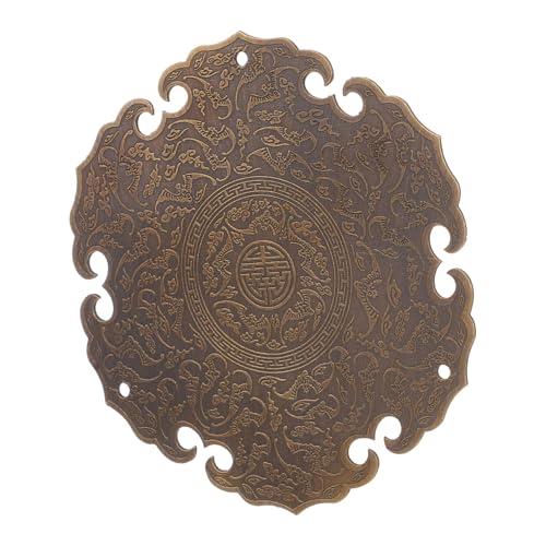 STOBOK Vintage Applique für Möbel Metallapplikation für Dekoration für Schränke und Holzboxen DIY Möbelzubehör Elegantes Design mit Glückssymbol von STOBOK