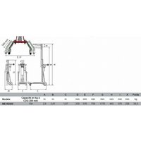 Hebebühne Manueller Positionierer 150 kg - ME-R2900 - Stockman von STOCKMAN
