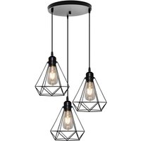 3 Flammig Industrielle Pendelleuchte E27 Höhenverstellbar Hängende Deckenleuchte für Wohnzimmer Esszimmer Flur 3 Flammig Industrielle Pendelleuchte E27 Höhenverstellbar Hängende Deckenleuchte für Wohnzimmer Esszimmer Flur von STOEX