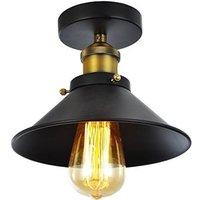 Industrielle Deckenlampe e27 Schwarz Metall Eisen Deckenleuchte für Wohnzimmer Esszimmer Industrielle Deckenlampe e27 Schwarz Metall Eisen Deckenleuchte für Wohnzimmer Esszimmer von STOEX