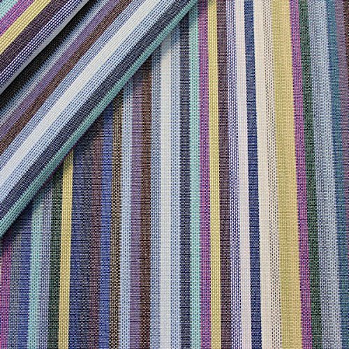 STOFFKONTOR Outdoor Stoff Markisenstoff mit Streifen - Multicolor 2 - Outdoorstoff Meterware wasserabweisend - Sonnenschutz Stoff blickdicht und farbecht von Stoffkontor