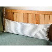 Extra Langes Körperkissen, Leinen-Körperkissenbezug, Weich Und Bequem, Perfekt Für Bett Oder Couch, Abstraktes Kissen von STOFFHOUSE