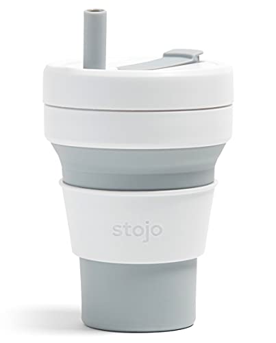 STOJO Biggie Cup Faltbecher, für Erwachsene, Unisex, mehrfarbig, 473 ml, Mehrfarbig (Mehrfarbig) von STOJO