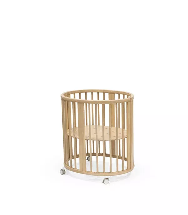 Stokke Gitterbett Kinderbett Babybett Sleepi Mini V3 Natur Höhenverstellbar B-Ware von STOKKE