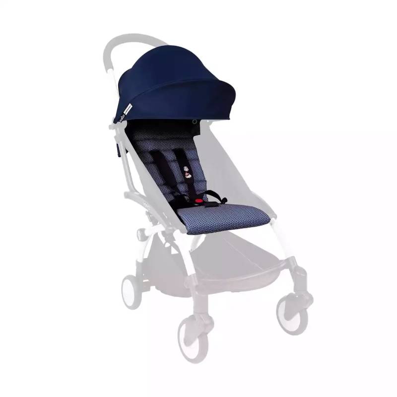 Stokke Yoyo 6+ Color Pack Textilset Aufsatz Buggy Air France Blue Kinderwagen B-Ware von STOKKE