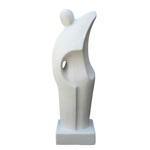 STONE art & more Große abstrakte Statue Tänzer, 145 cm, Steinfigur, in Weiß, Garten-Deko-Figur, frostfest STONE art & more Große abstrakte Statue Tänzer, 145 cm, Steinfigur, in Weiß, Garten-Deko-Figur, frostfest von STONE art & more