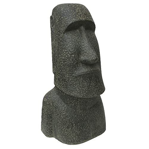 STONE art & more Moai Osterinsel Kopf Statue 120cm Steinfigur Steinguss frostfest Garten Deko Figur schwarz antik STONE art & more Moai Osterinsel Kopf Statue 120cm Steinfigur Steinguss frostfest Garten Deko Figur schwarz antik von STONE art & more