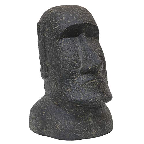STONE art & more Moai Osterinsel Kopf Statue 30cm Steinfigur Steinguss frostfest Garten Deko Figur schwarz antik STONE art & more Moai Osterinsel Kopf Statue 30cm Steinfigur Steinguss frostfest Garten Deko Figur schwarz antik von STONE art & more