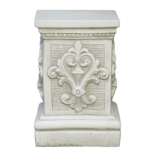 STONE art & more Sockel/Podest Nettuno, für Statuen oder Pflanzgefäße, H 39 cm, weiß antik, Marmorsteinguss, frostfest, Made in Italy STONE art & more Sockel/Podest Nettuno, für Statuen oder Pflanzgefäße, H 39 cm, weiß antik, Marmorsteinguss, frostfest, Made in Italy von STONE art & more