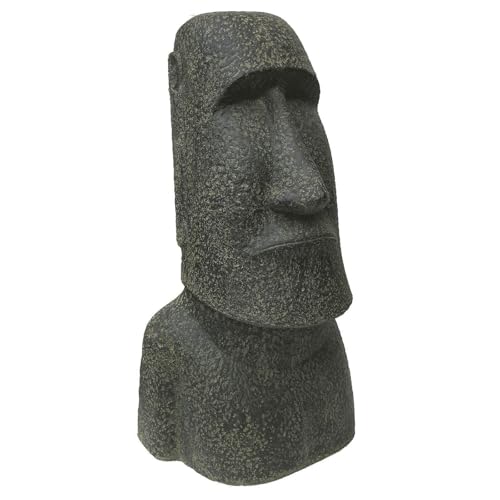 STONE art & more XL Moai-Statue, Osterinsel-Kopf, 175 cm, Steinfigur, Garten-Deko, schwarz antik, frostfest STONE art & more XL Moai-Statue, Osterinsel-Kopf, 175 cm, Steinfigur, Garten-Deko, schwarz antik, frostfest von STONE art & more