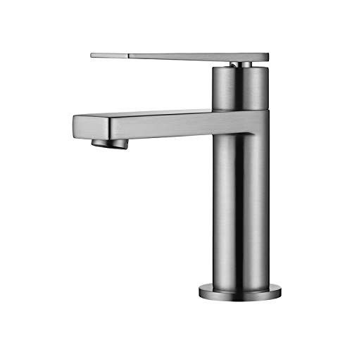 StoneArt Waschtischarmatur Wasserhahn Bad Einhebel-Mischbatterie Badarmatur Waschbecken Badezimmer Leeo 971210 chrome, 16cm von STONEART