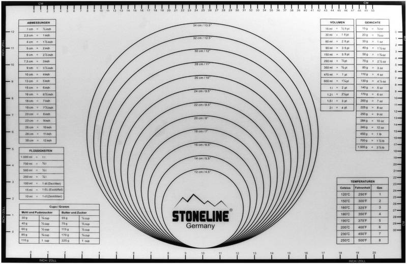 STONELINE Backmatte 2in1, Silikon (1-tlg), handelsüblichen Backbleche geeignet von STONELINE