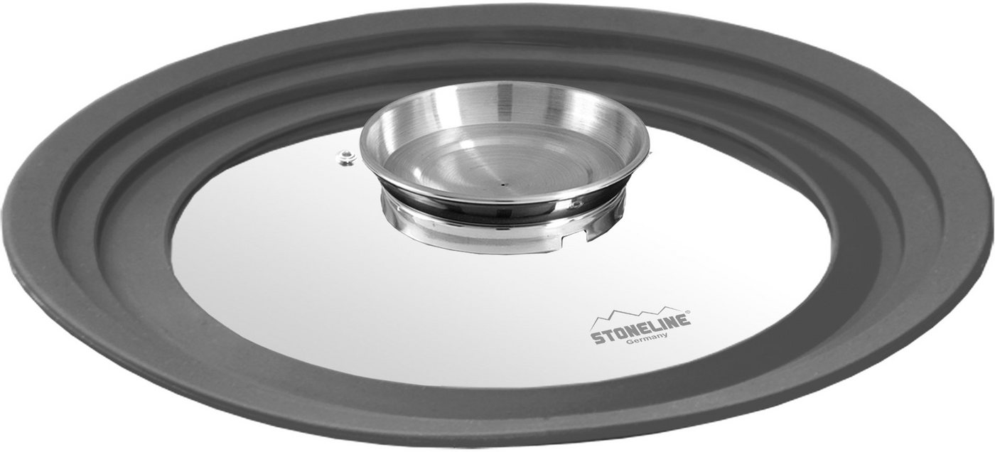 STONELINE Universaldeckel, mit Silikonrand, für 24/26/28 cm STONELINE Universaldeckel, mit Silikonrand, für 24/26/28 cm von STONELINE
